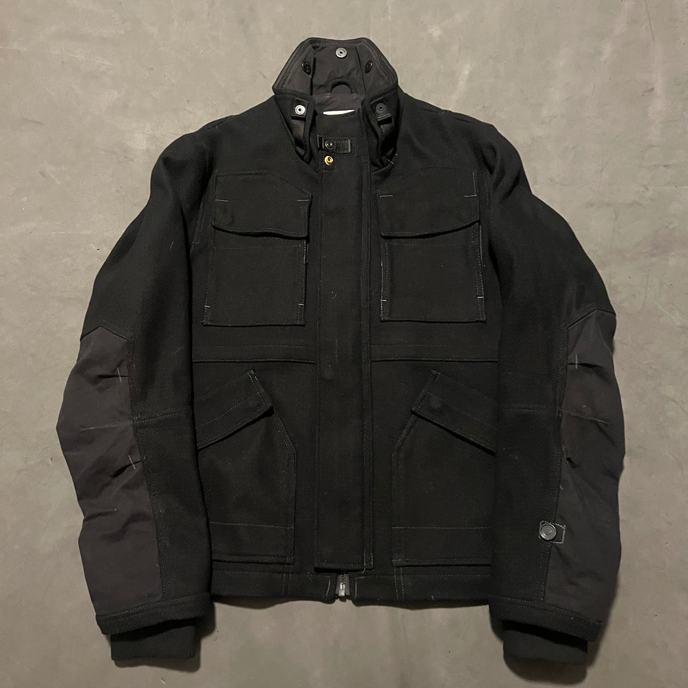 G Star Raw Men MFD Wool Blend‎ Field Military Bomber Utillity Jacket Size XL